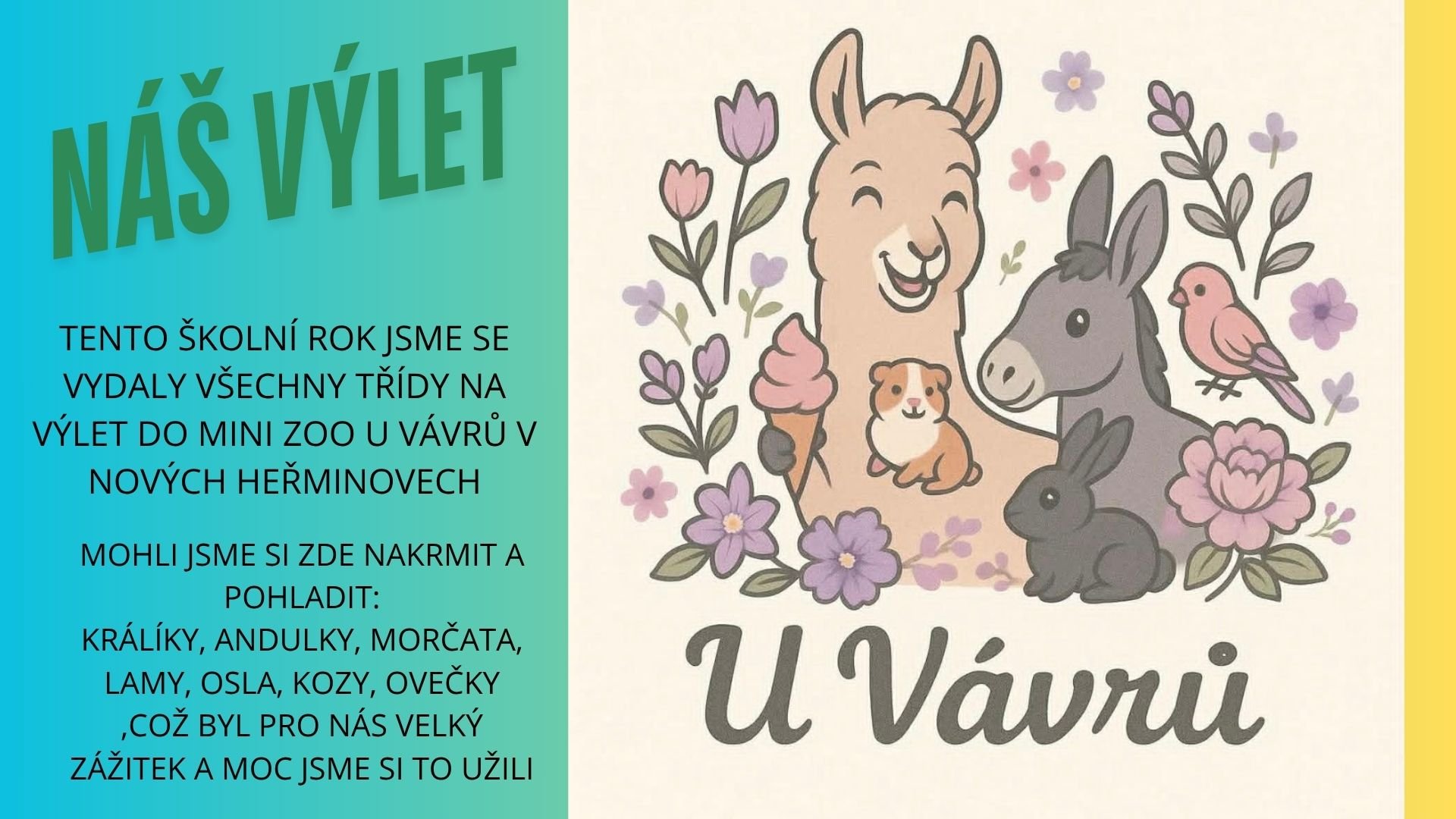 Výlet do minizoo v Nových Heřmínovech