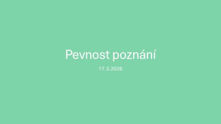 Pevnost poznání