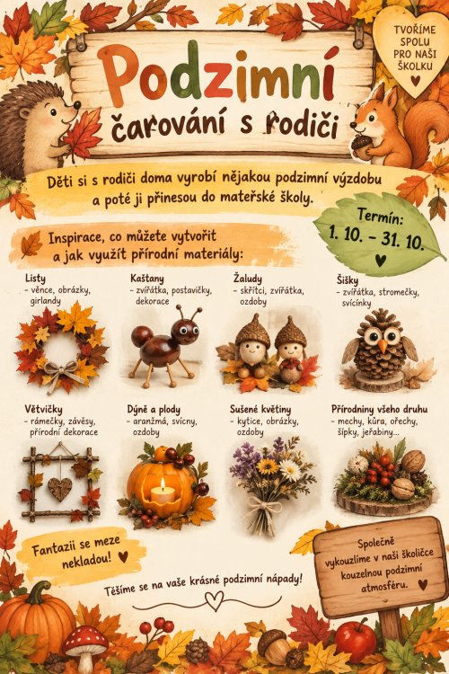 Podzimní čarování s rodiči